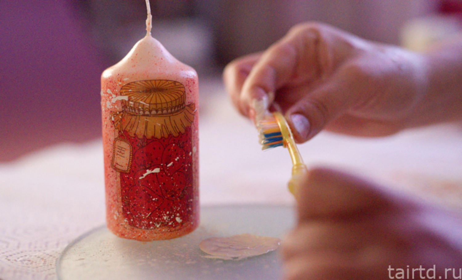 "Очарование свечи" мастер-класс