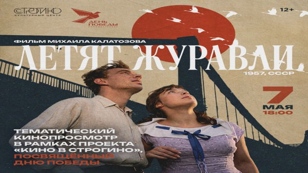 Тематический кинопросмотр фильм "Летят журавли", посвященный Дню Победы