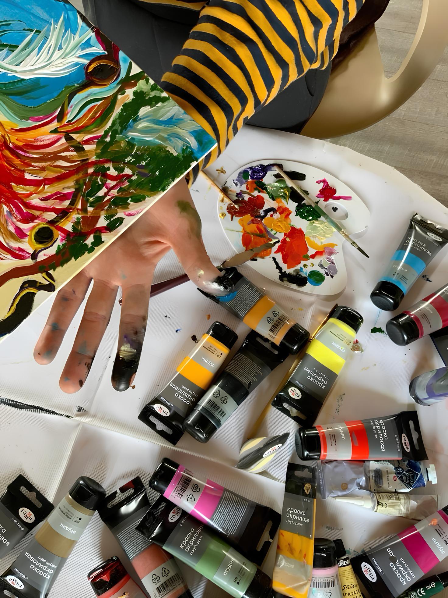 Мастер-класс по интуитивной живописи с Марианной Очирой