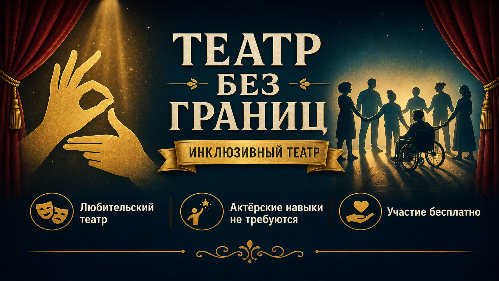 Набор в труппу «Театр без границ»