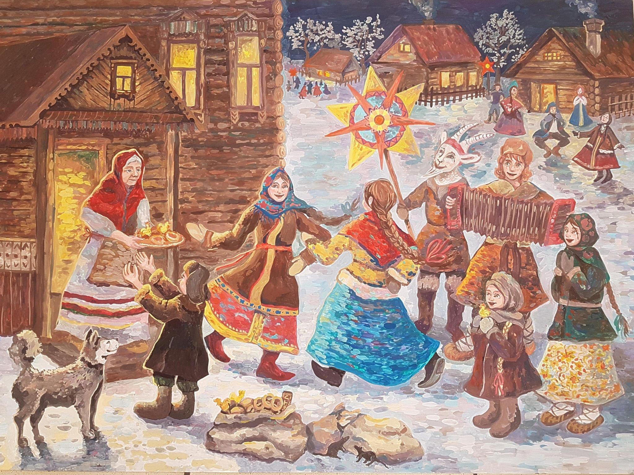 Новогодние колядки от студии исторической реконструкции "Аркона"