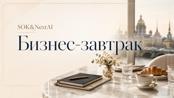 Бизнес-завтрак SOK для предпринимателей: как с помощью ИИ убрать рутину и не терять деньги