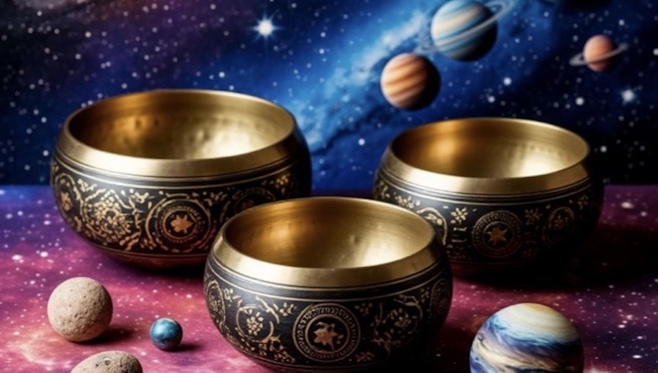 Практика расслабления в гамаках с поющими чашами "Колыбель Вселенной"