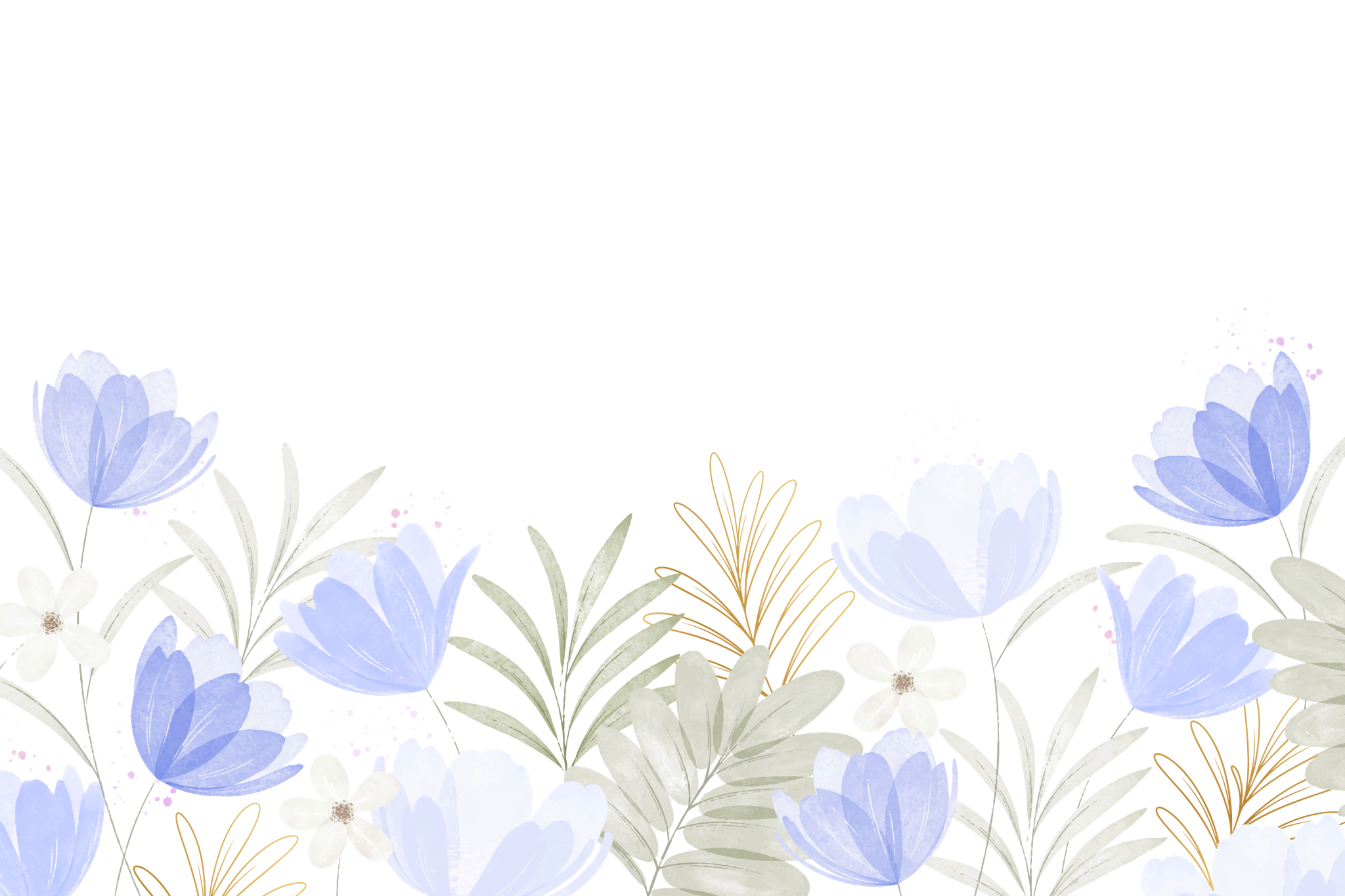 Акварельный букет