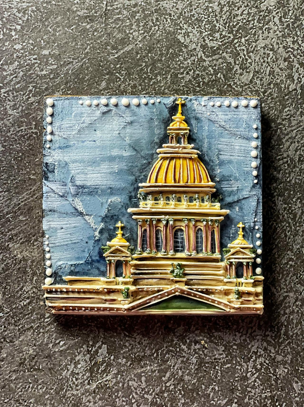 Пряничный мастер-класс «Шедевр Мировой архитектуры «Исаакиевский собор» на X Международном Фестивале пряничного искусства «Мир пряника». Ведущая: Валентина Заворотнюк