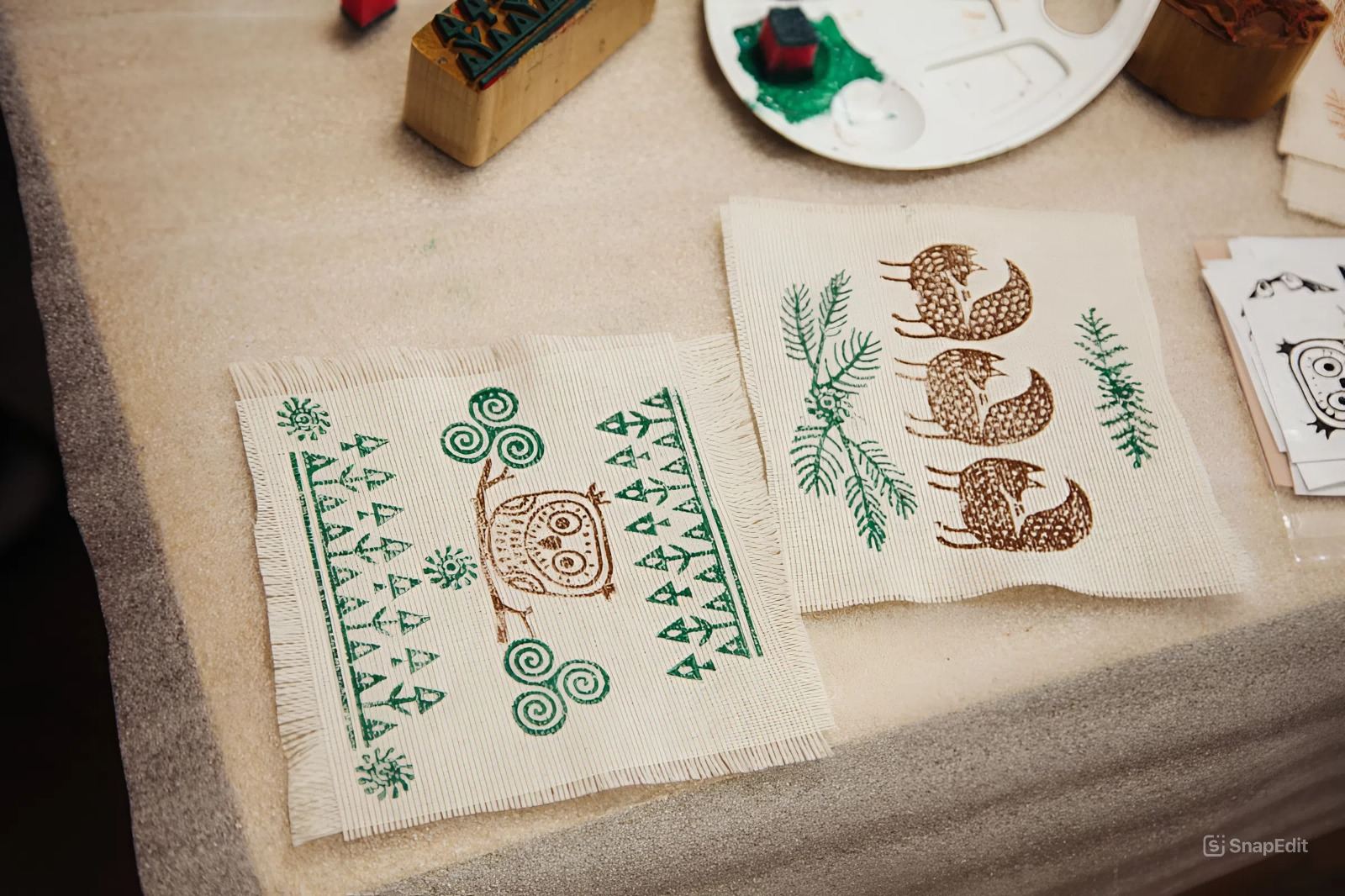 Мастер-класс «Узоры верховой набойки»