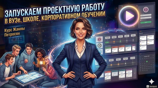 Проектирование, запуск и ведение проектной работе в школе, ВУЗе, образовательном проекте (курс Жанны Петросян). САМОСТОЯТЕЛЬНОЕ ПРОХОЖДЕНИЕ