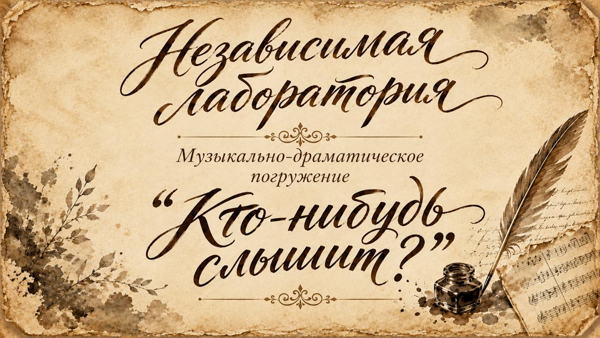«Тишина, в которой слышно себя…»