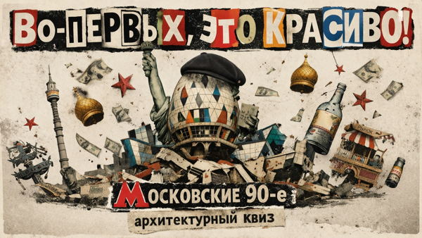 Архитектурный КВИЗ. Во-первых, это красиво. Московские 90-е