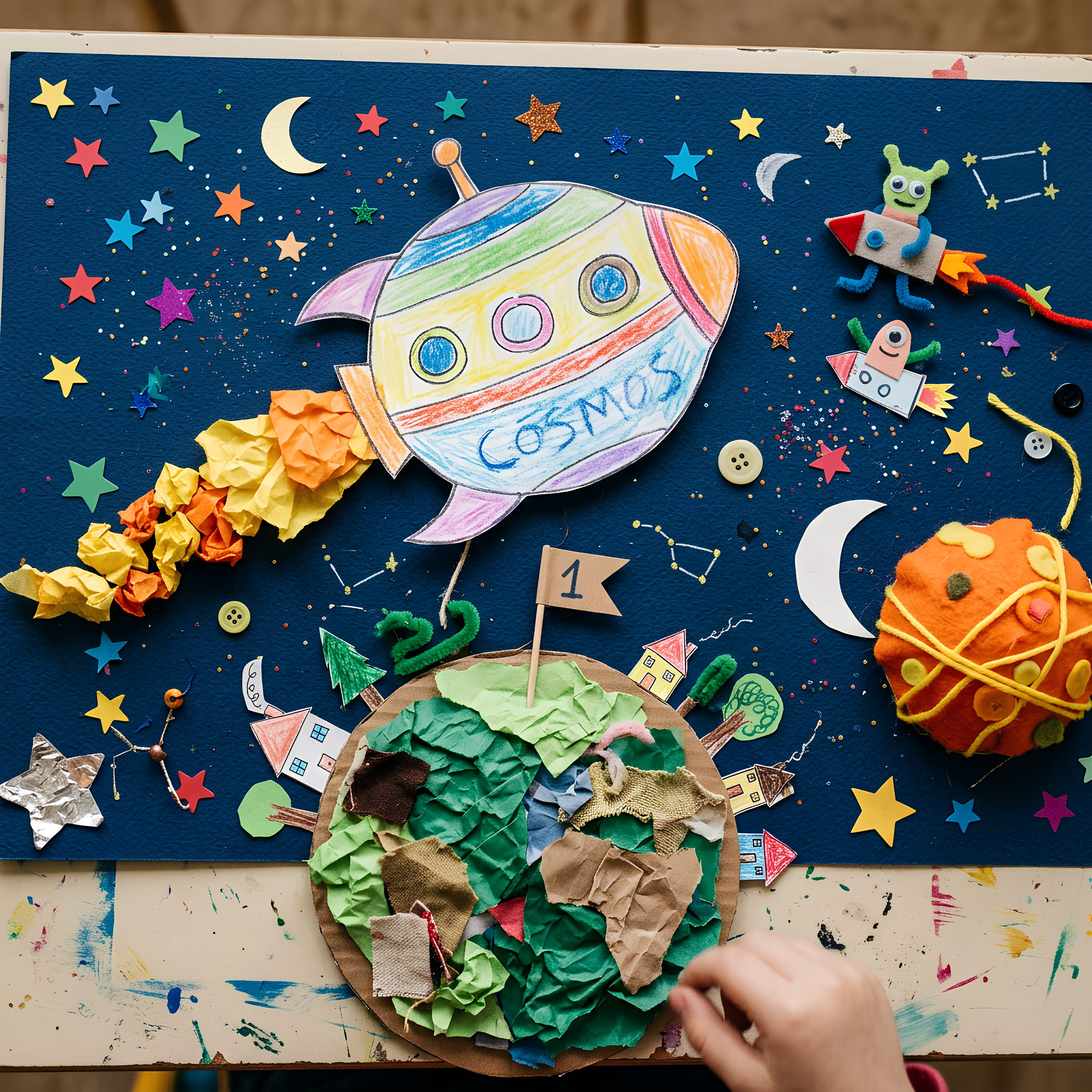 Мини-курс для детей по созданию мультфильма. Тема: "Загадочный космос"