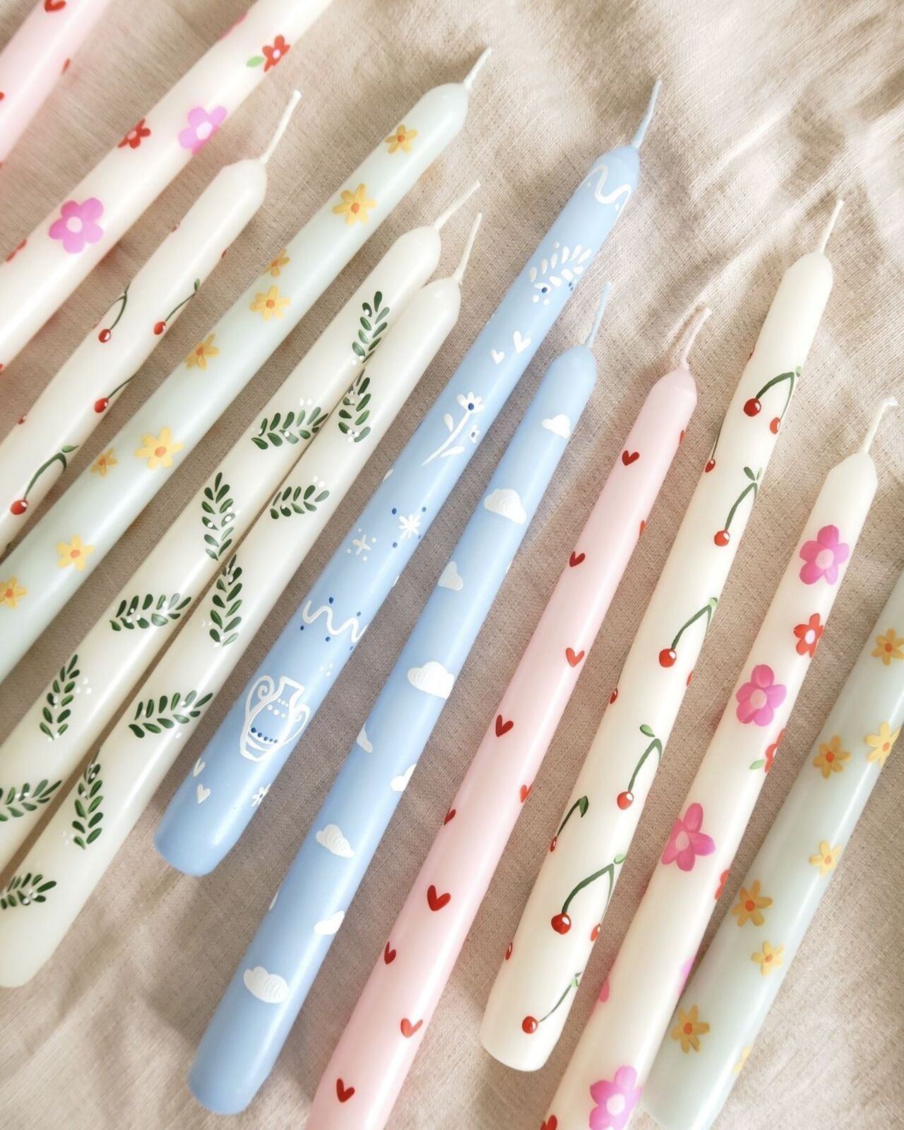 Роспись свечей: уютный вечер для себя