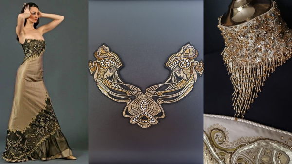 Показ коллекции вечерних платьев и авторских украшений «Золотая нить»