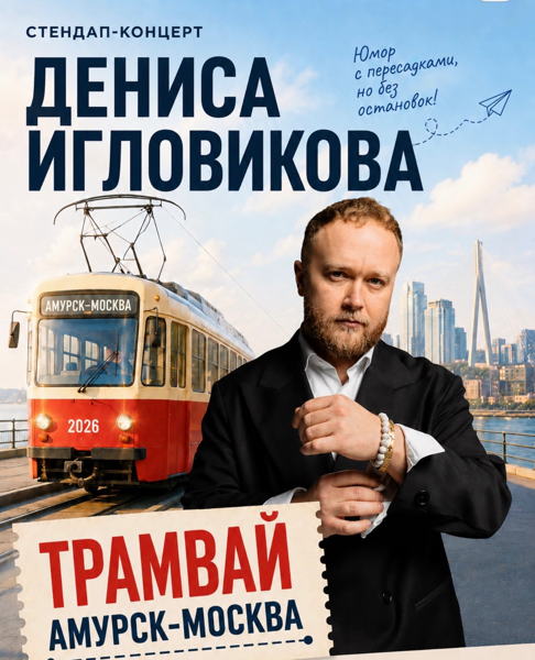 СТЕНДАП ДЕНИСА ИГЛОВИКОВА В ХАБАРОВСКЕ