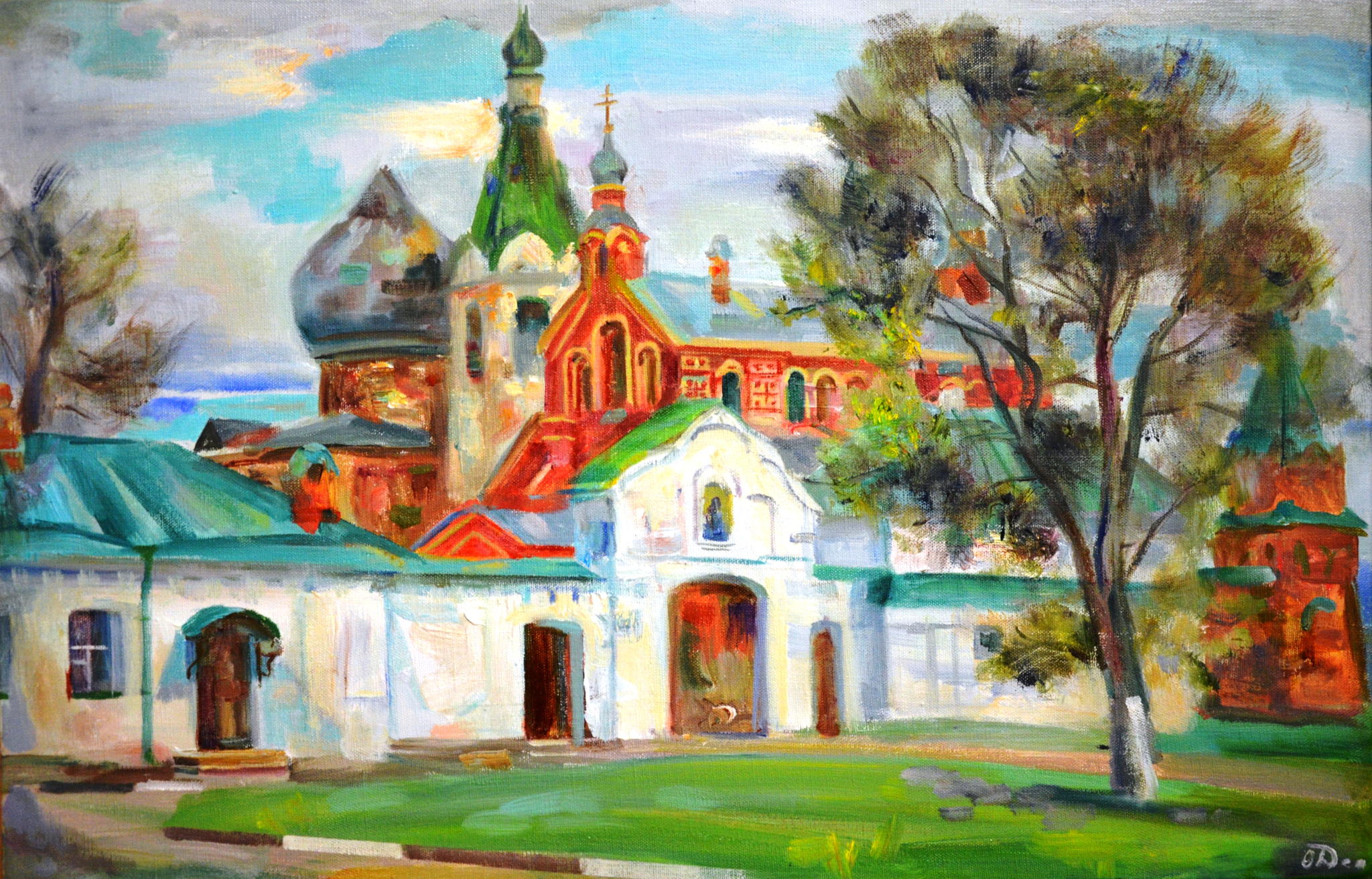 Выставка картин "Святые места Старой Ладоги"