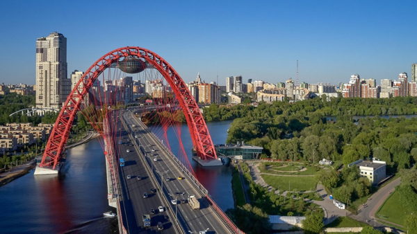 Архитектурные жемчужины района Хорошёво-Мневники. Живописный мост и другие сооружения