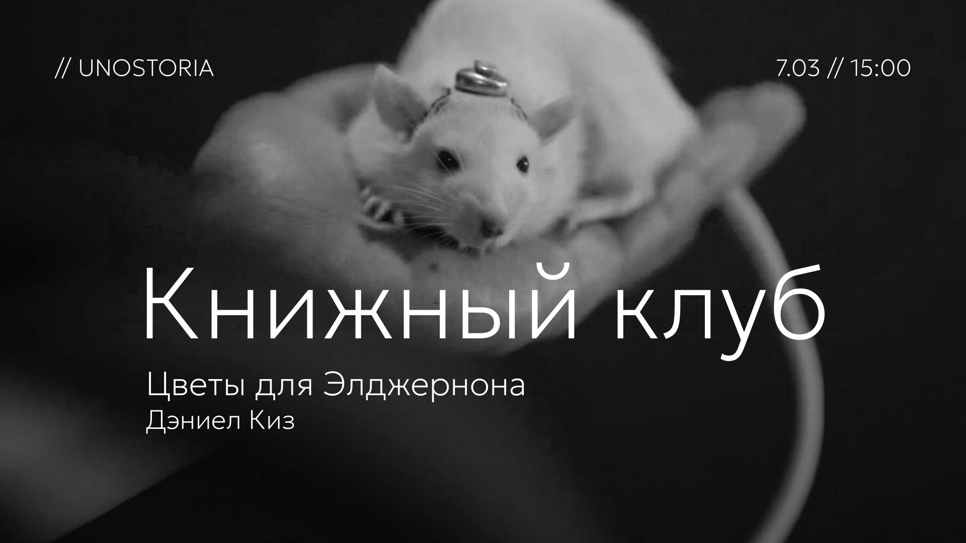 Книжный клуб / Обсуждаем роман «Цветы для Элджернона» Дэниел Киз