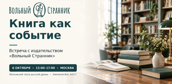 Книга как событие: встреча с издательством «Вольный Странник»