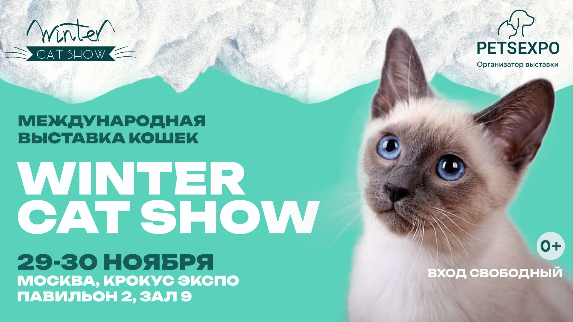 Международная выставка кошек Winter Cat Show 2025