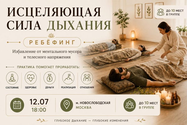 Ребёфинг. Исцеляющая сила дыхания