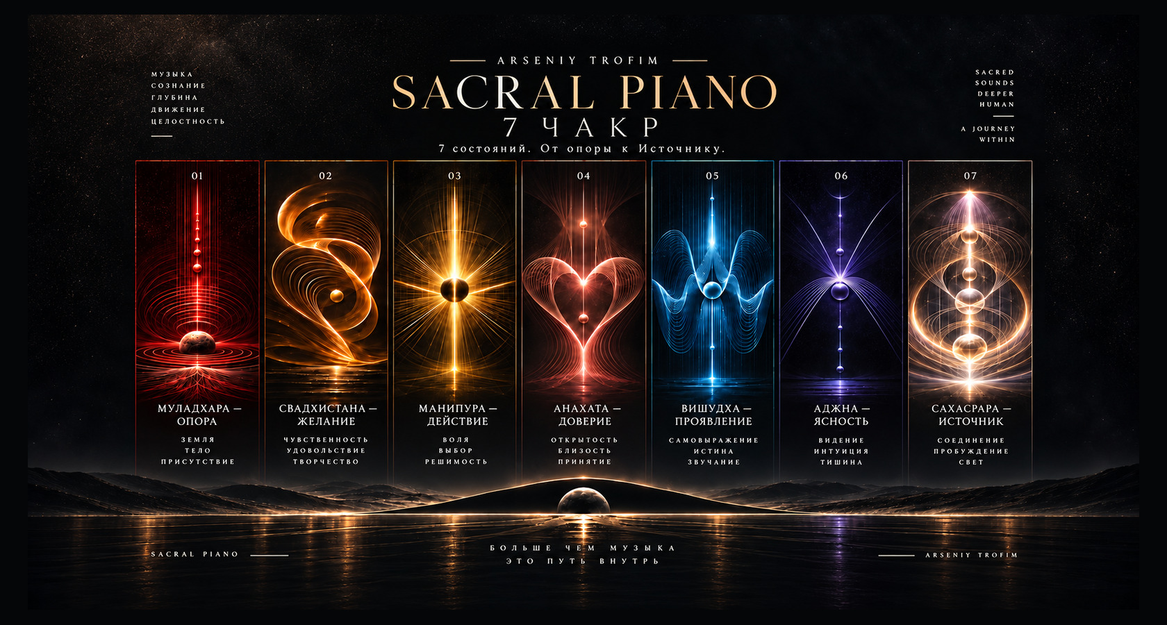 SACRAL PIANO · 7 ЧАКР | VI цикл фортепианных медитаций