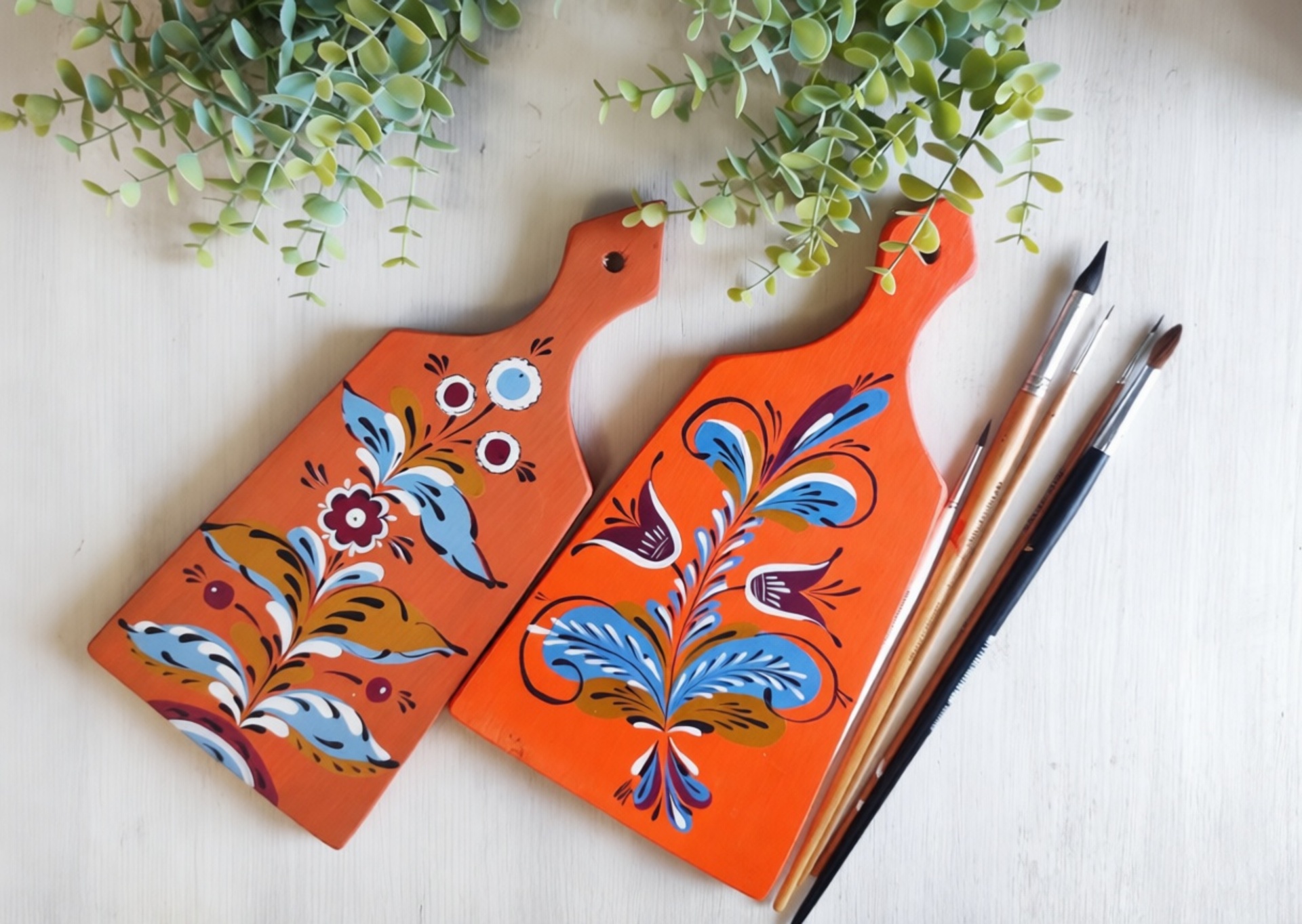 Мастер-класс по росписи «уфтюжское лето»