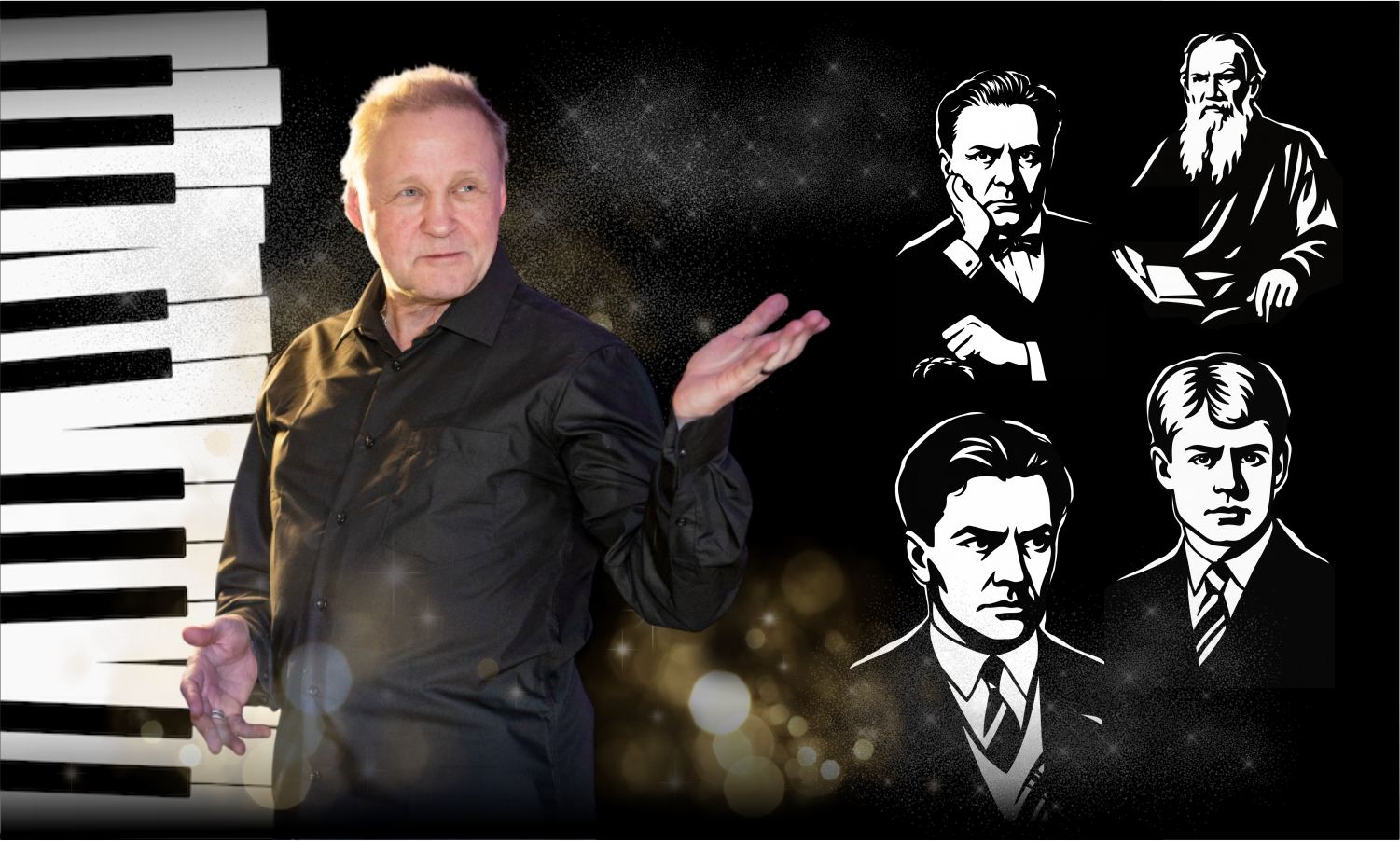 Импровизации на крыше Невского. Мужской образ Серебряного века. Вечеринка с фуршетом в музее