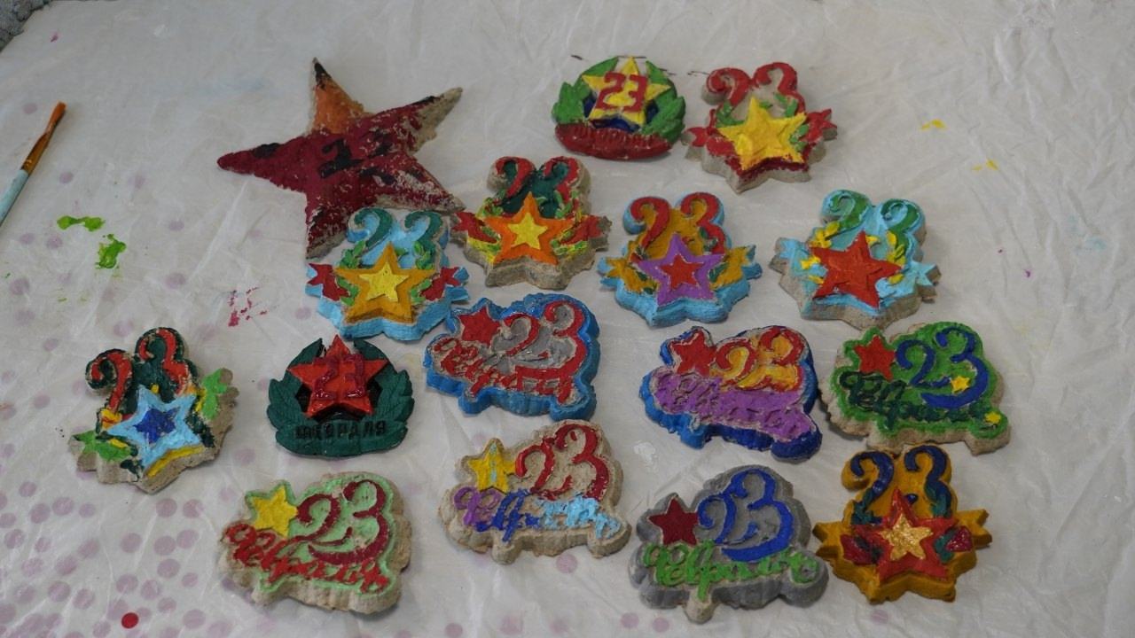 Мастер-класс по изготовлению магнитов к 23 февраля из папье-маше