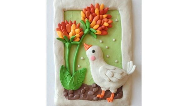 Мастер-класс по картинам из пластилина