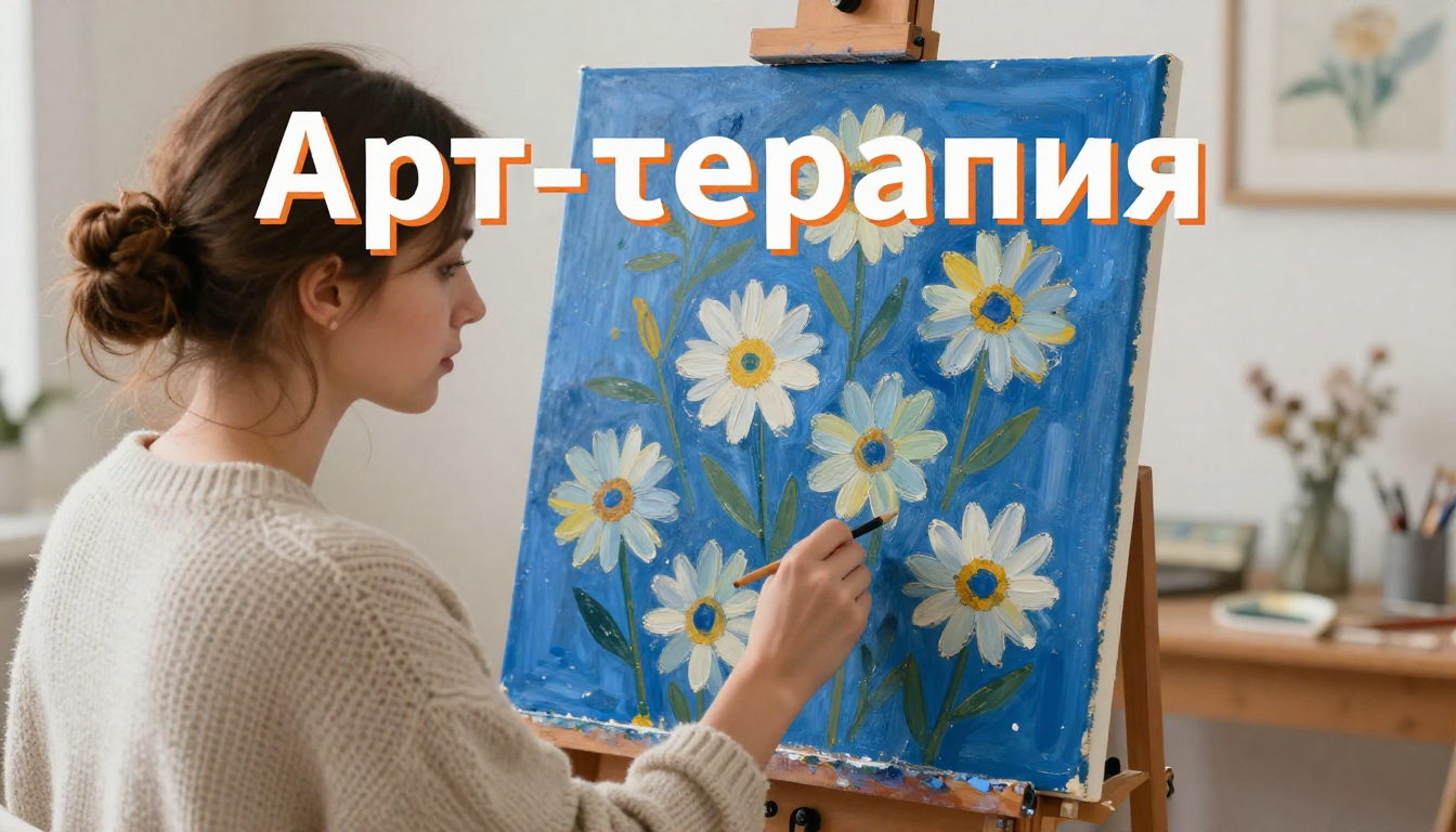 Арт-терапия с психологом в галерее Алексея Сергиенко