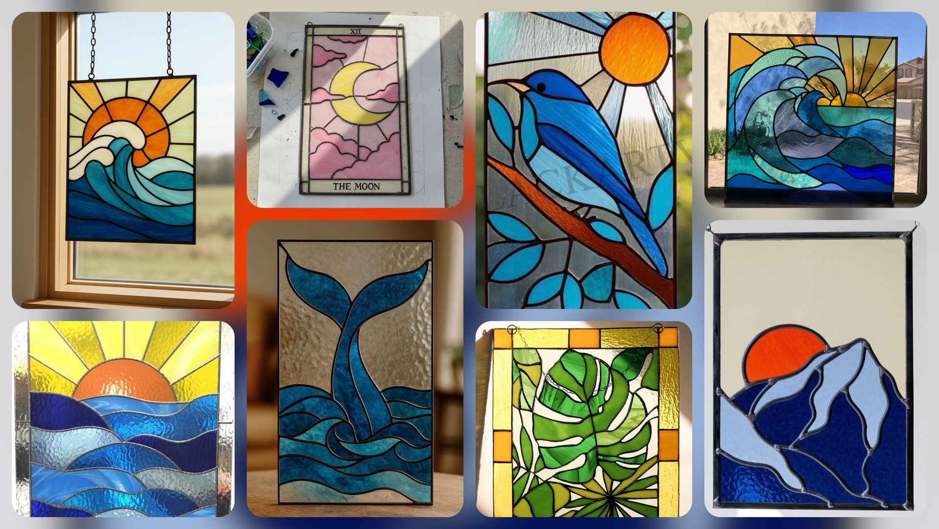 Мастер-класс "Панно в технике витражной росписи" (6+)