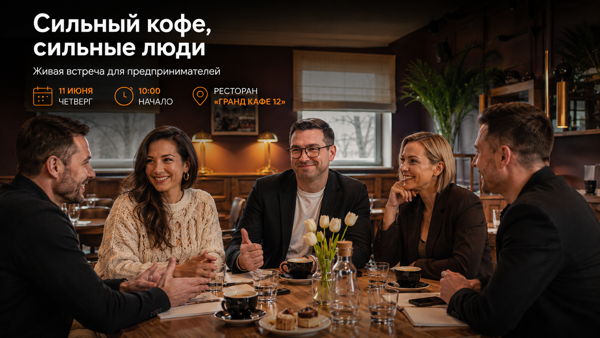 Бизнес-завтрак: «Сильный кофе и сильные люди. Философия предпринимательства»