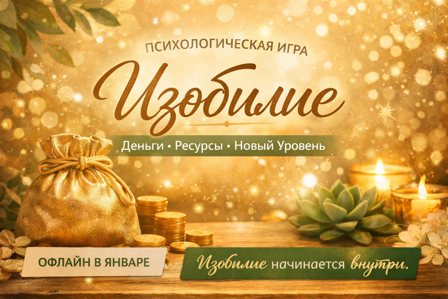 Про деньги без иллюзий. Где вы сейчас и что мешает выйти на новый уровень. Игровая форма