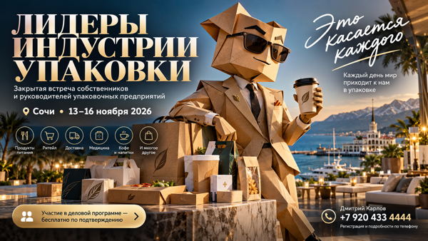 ЛИДЕРЫ ИНДУСТРИИ УПАКОВКИ 2026