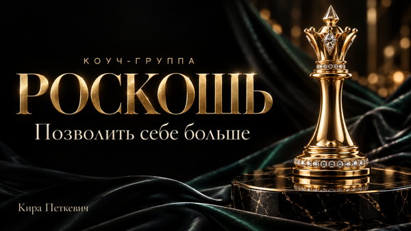 Коуч-группа "Роскошь": Меняем мышление получаем желаемое