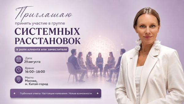 Расстановки Москва офлайн