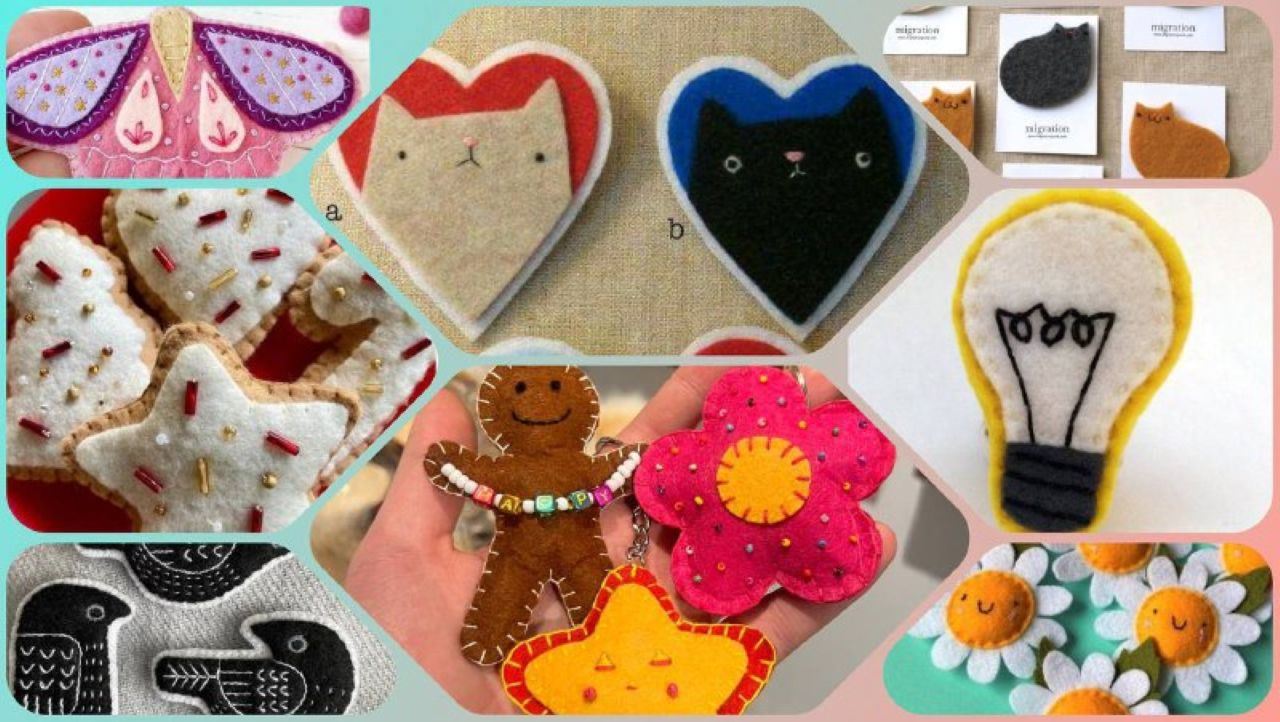 Мастер-класс "Значки/брелки из фетра" (6+)