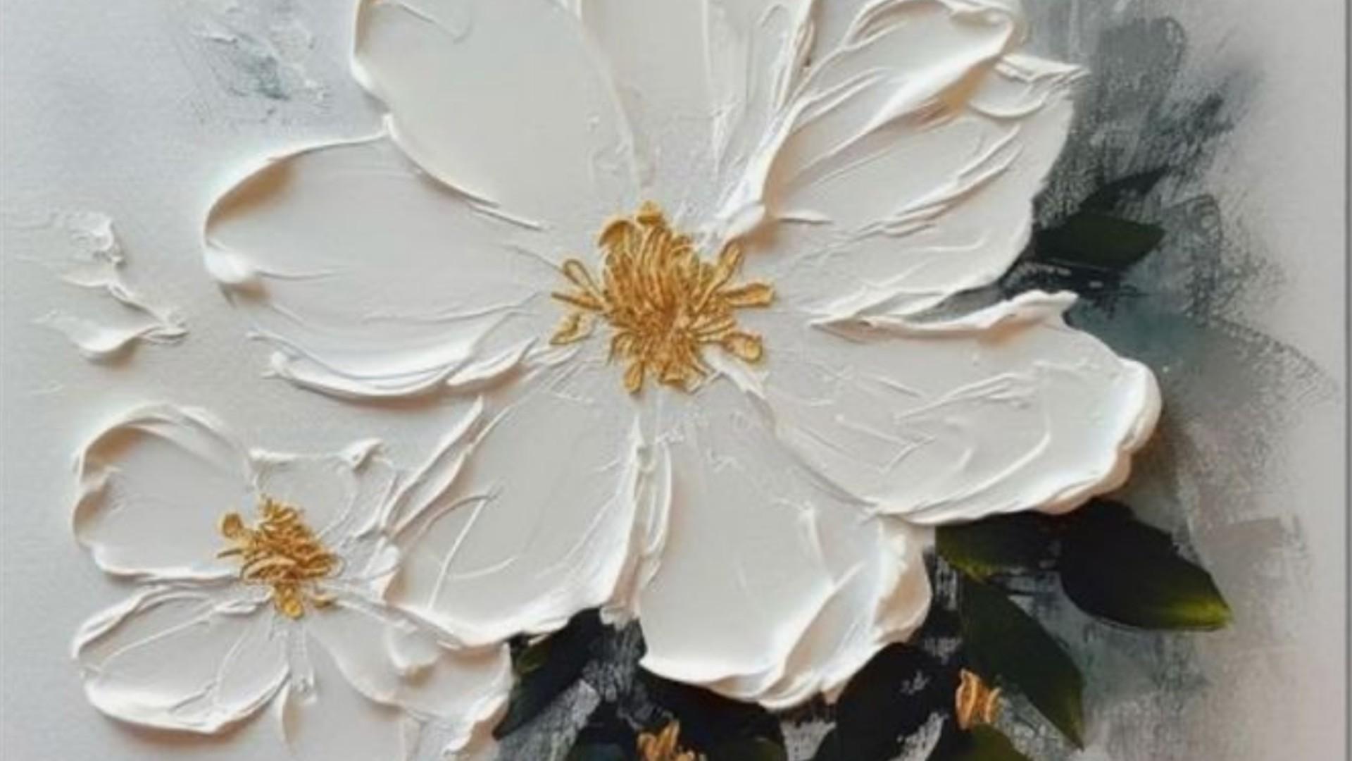 Art-завтрак цветочный: создание объемных картин мастихином в «Шоколадница» у метро Полянка