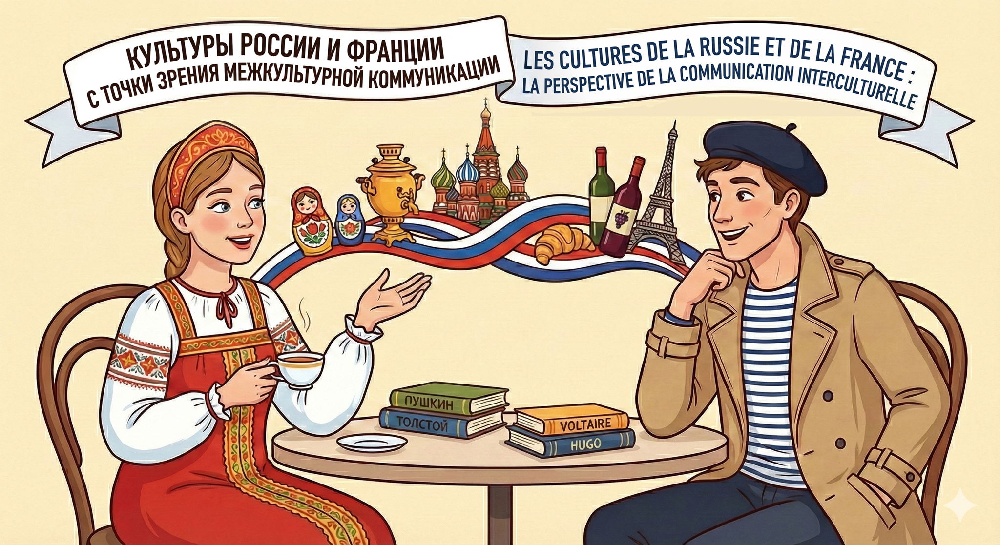 Культуры России и Франции с точки зрения межкультурной коммуникации