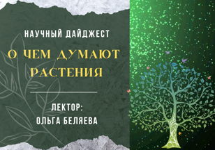 Лекция «О чем думают растения»