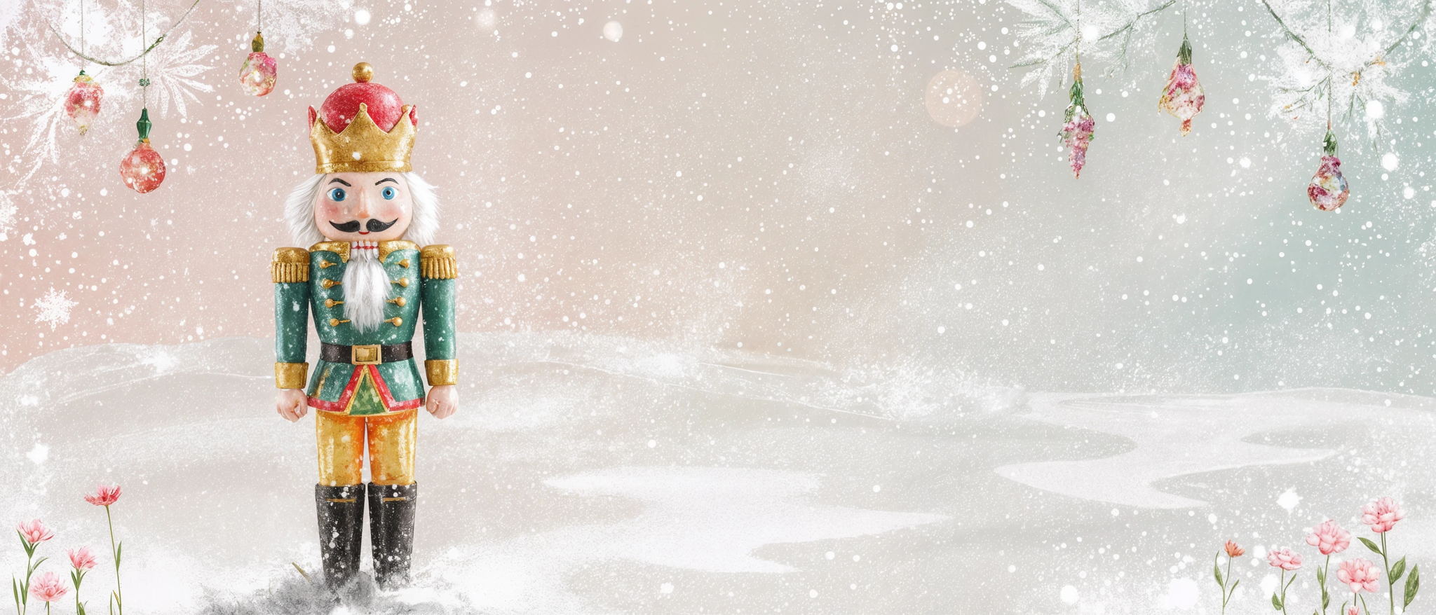 Музыка из балета «Щелкунчик» в сопровождении песочного шоу