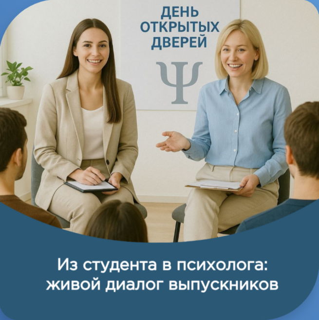 День открытых дверей: «Из студента в психолога: живой диалог выпускников»