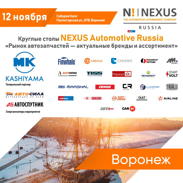 Круглый стол NEXUS Automotive Russia "Рынок автозапчастей. Актуальные бренды и ассортимент"