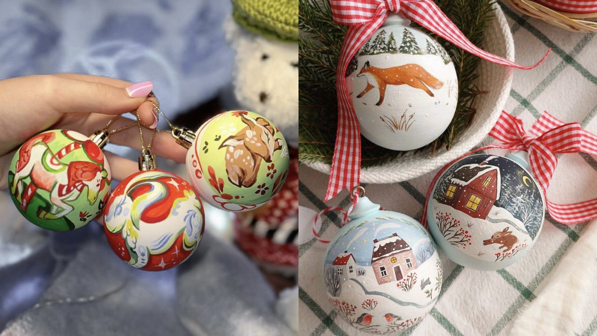 Мастер-класс «Роспись новогодних шаров на елку»