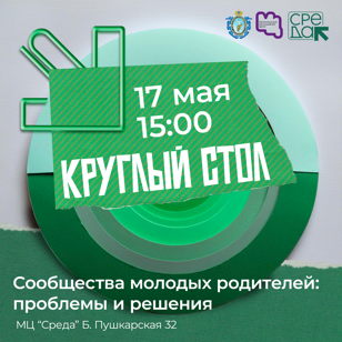 Круглый стол "Сообщества молодых родителей: проблемы и решения"