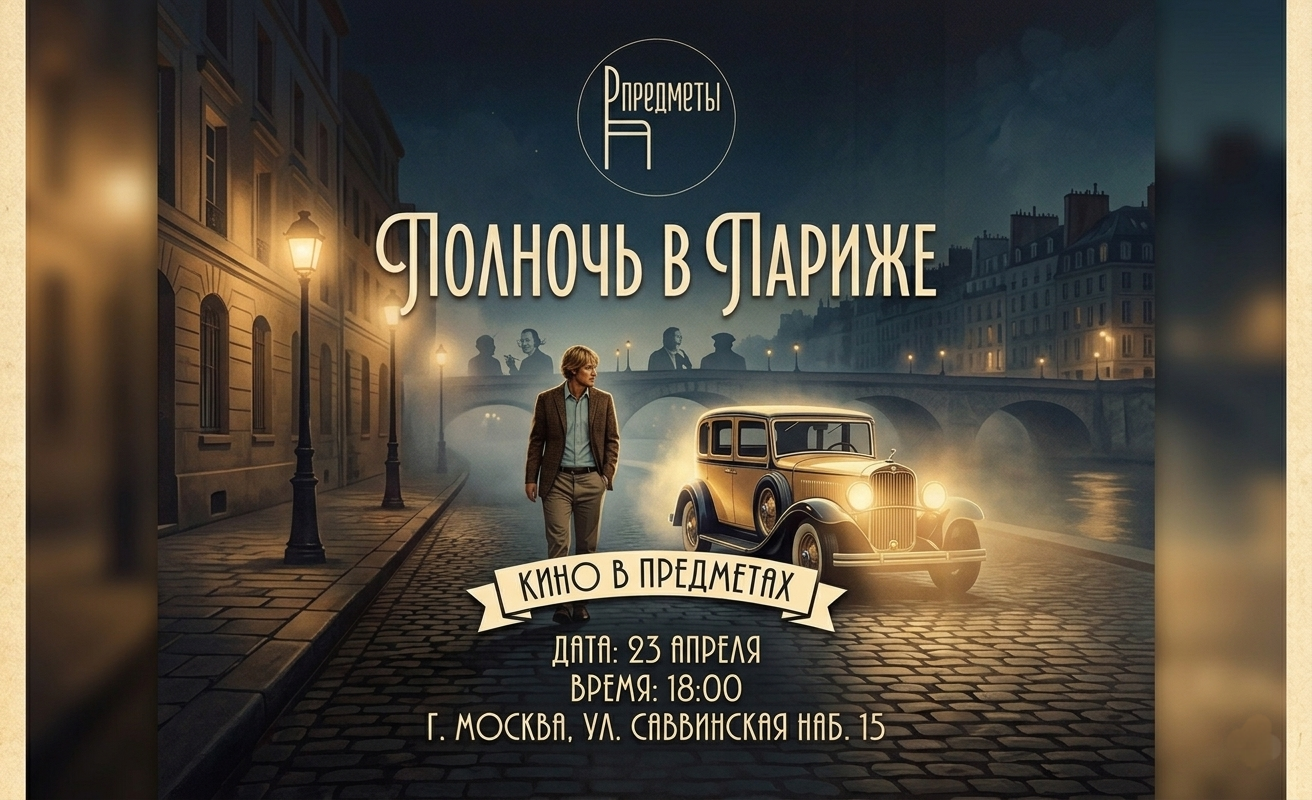Кинопредмет | «полночь в париже»