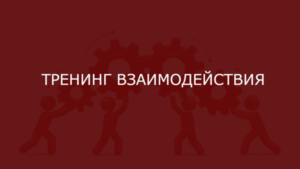 Тренинг Взаимодействия