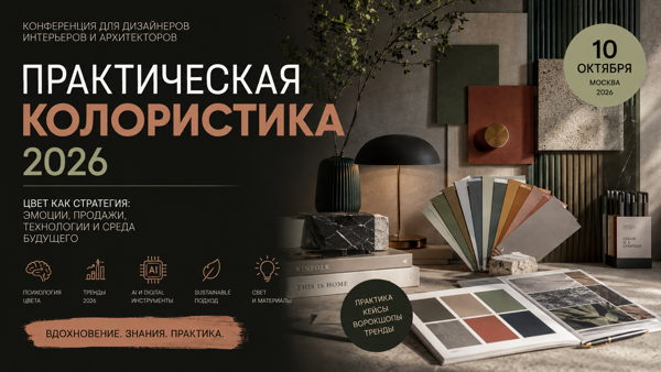 Конференция для дизайнеров "Практическая колористика 2026"