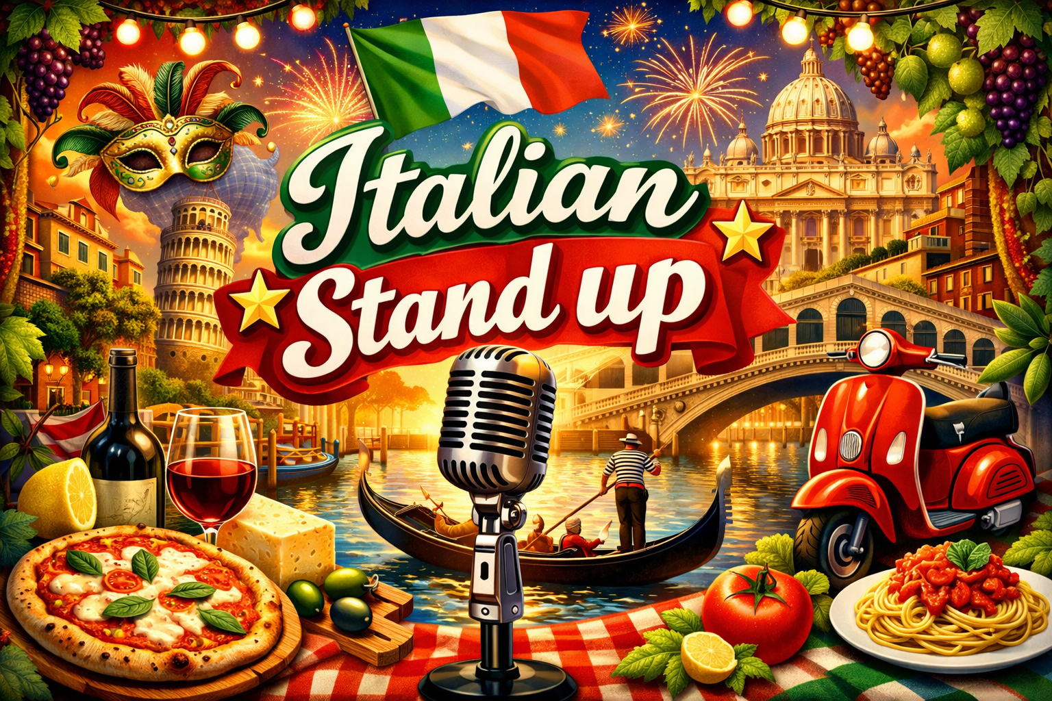 ⭐ Italian vibe Stand Up ⭐