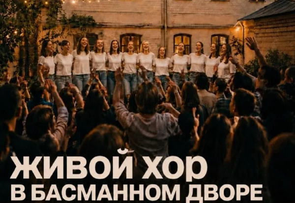 "Живой хор" в Басманном дворе