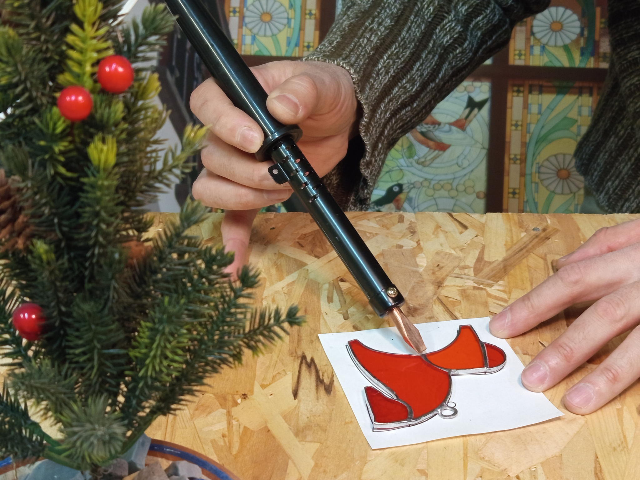 Мастер-класс "Витражное украшение в технике Тиффани"